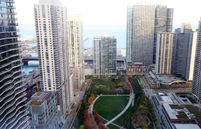 El nuevo y moderno barrio de Lake Shore East de Chicago.