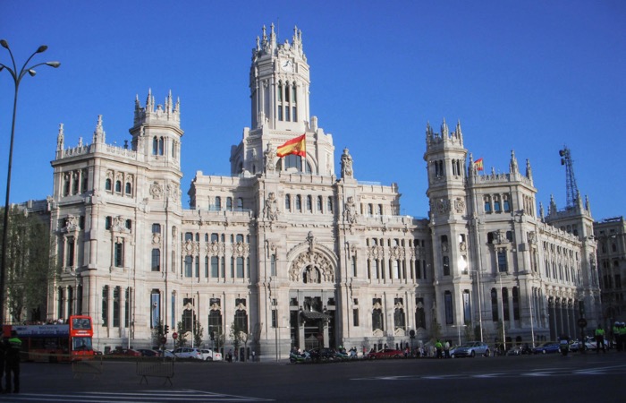 Vistas de Madrid desde el Palacio de Cibeles