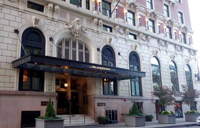 El Blackstone Hotel de Chicago es el sitio famoso de la peluquería de Al Capone.