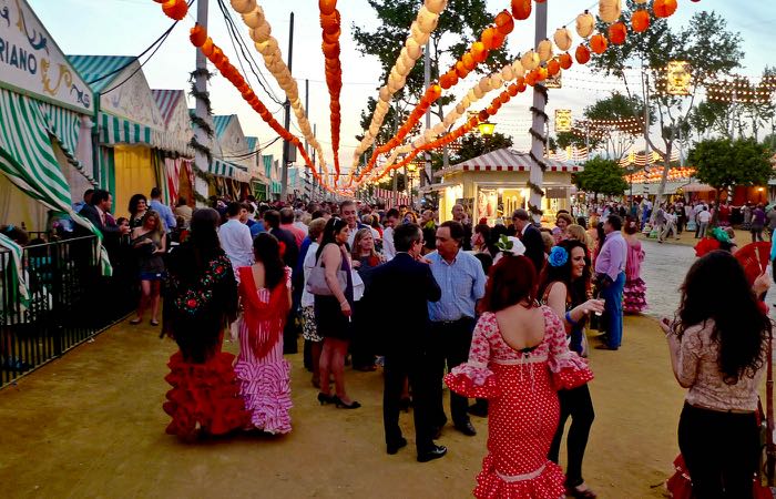 Feria de Abril en Sevilla, España