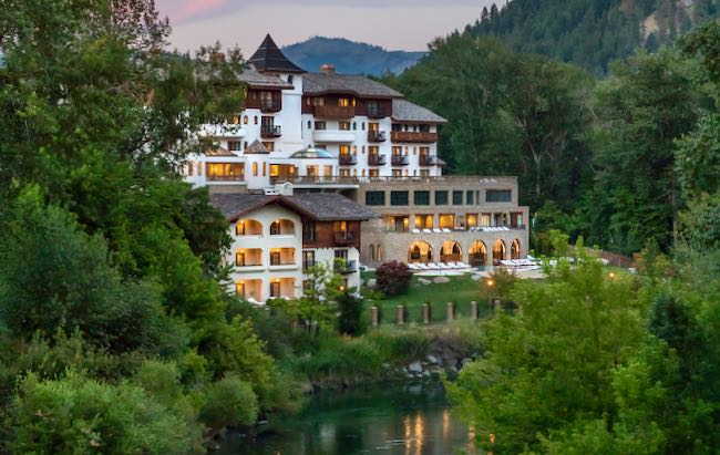 El hotel más romántico de Leavenworth, Washington.