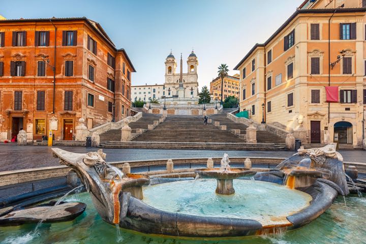 Los mejores hoteles cerca de la Plaza de España en Roma.