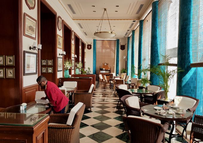 El restaurante 1911 del hotel tiene un maravilloso encanto histórico.