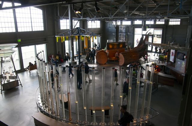 Museo de ciencias Exploratorium en San Francisco. 