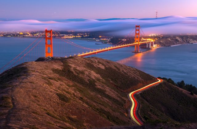 El puente Golden Gate es ideal para caminar y andar en bicicleta con niños.