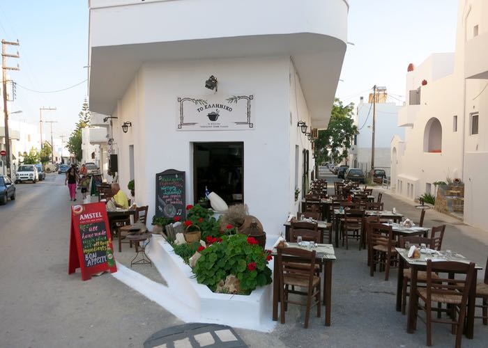 La mejor isla griega para la comida local: Naxos.