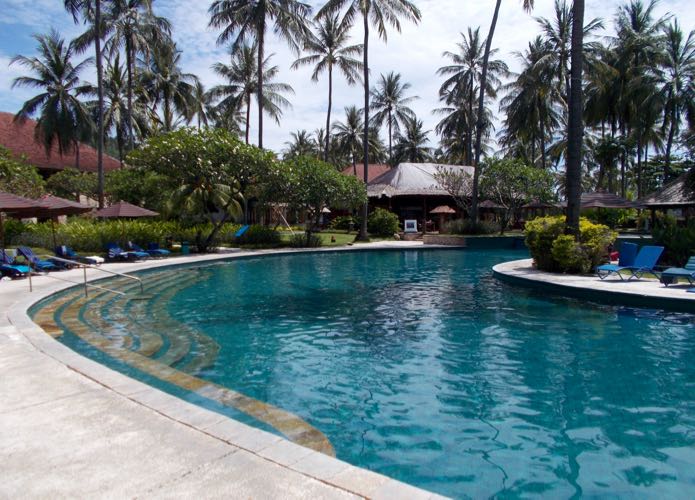 Resort de Lombok con piscina familiar.