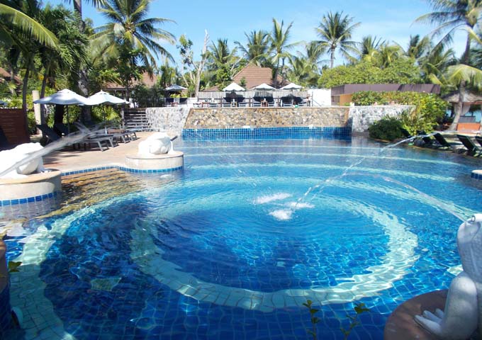 1 de 4 piscinas en Bandara Resort