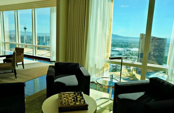 La mejor vista del hotel en Las Vegas