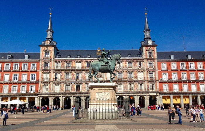 Visitando la Plaza Mayor de Madrid