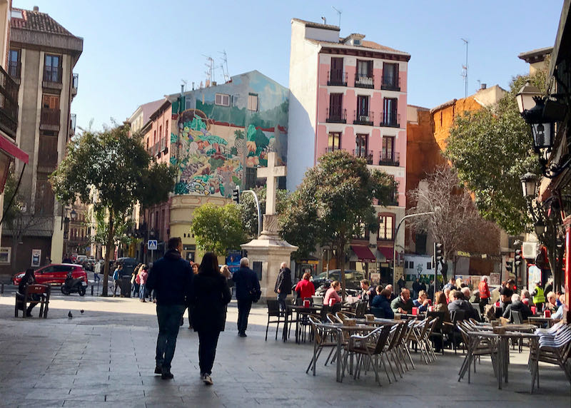 La Plaza de Segovia Nueva es una pequeña y encantadora plaza.