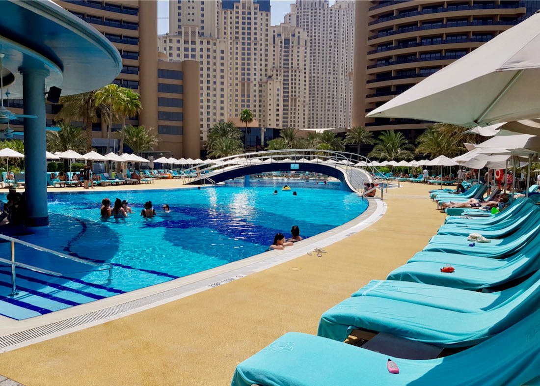 Resort de playa en el centro de Dubai.