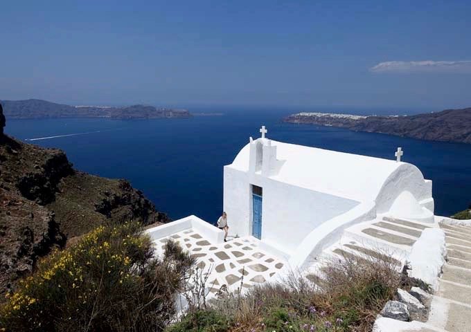 La capilla está reservada para bodas ortodoxas griegas.