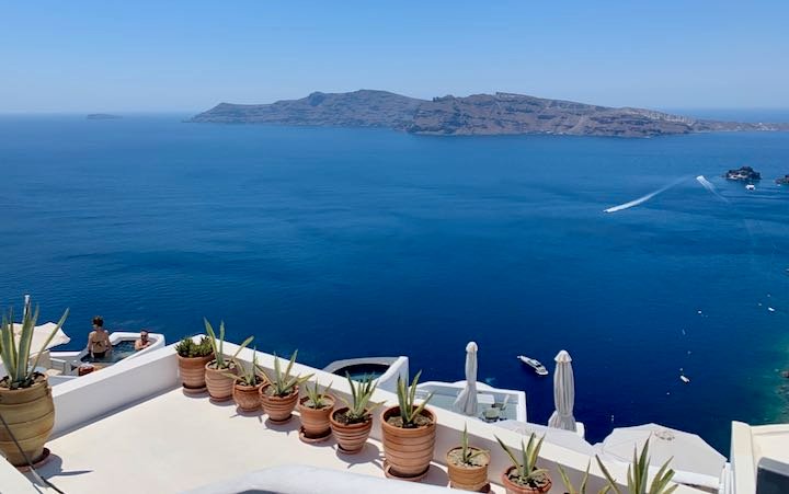 Hotel Ikies en Oia, Santorini.