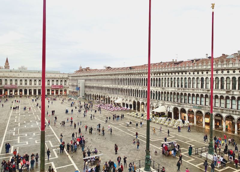 Plaza de San Marcos en Venecia, Italia