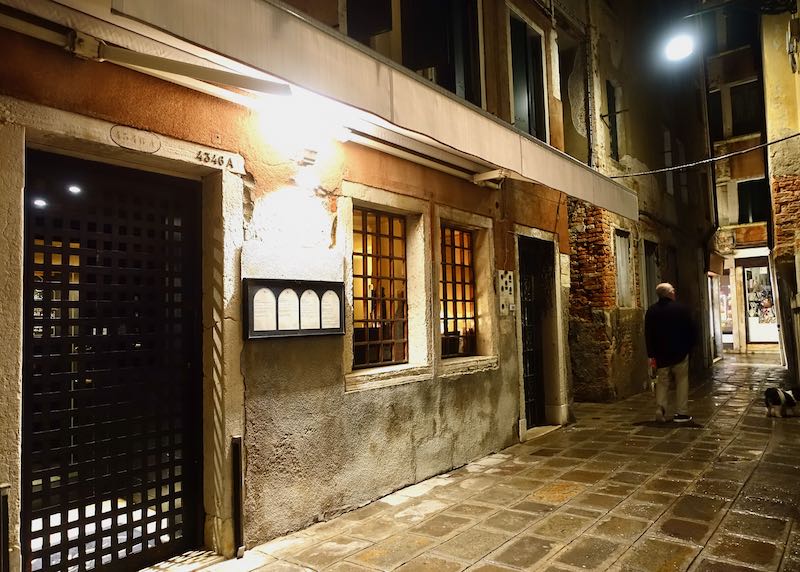 Restaurante Ai Mercanti en Venecia, Italia