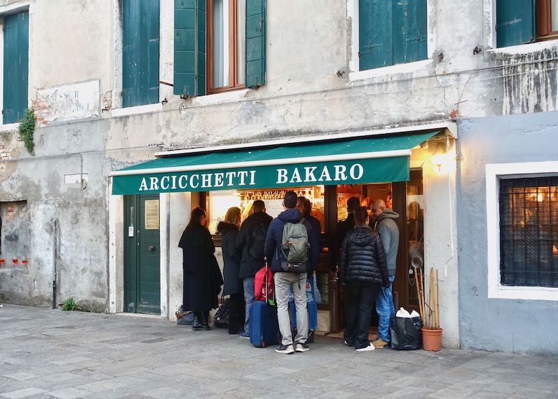 Restaurante Arcicchetti Bakaro en Venecia, Italia