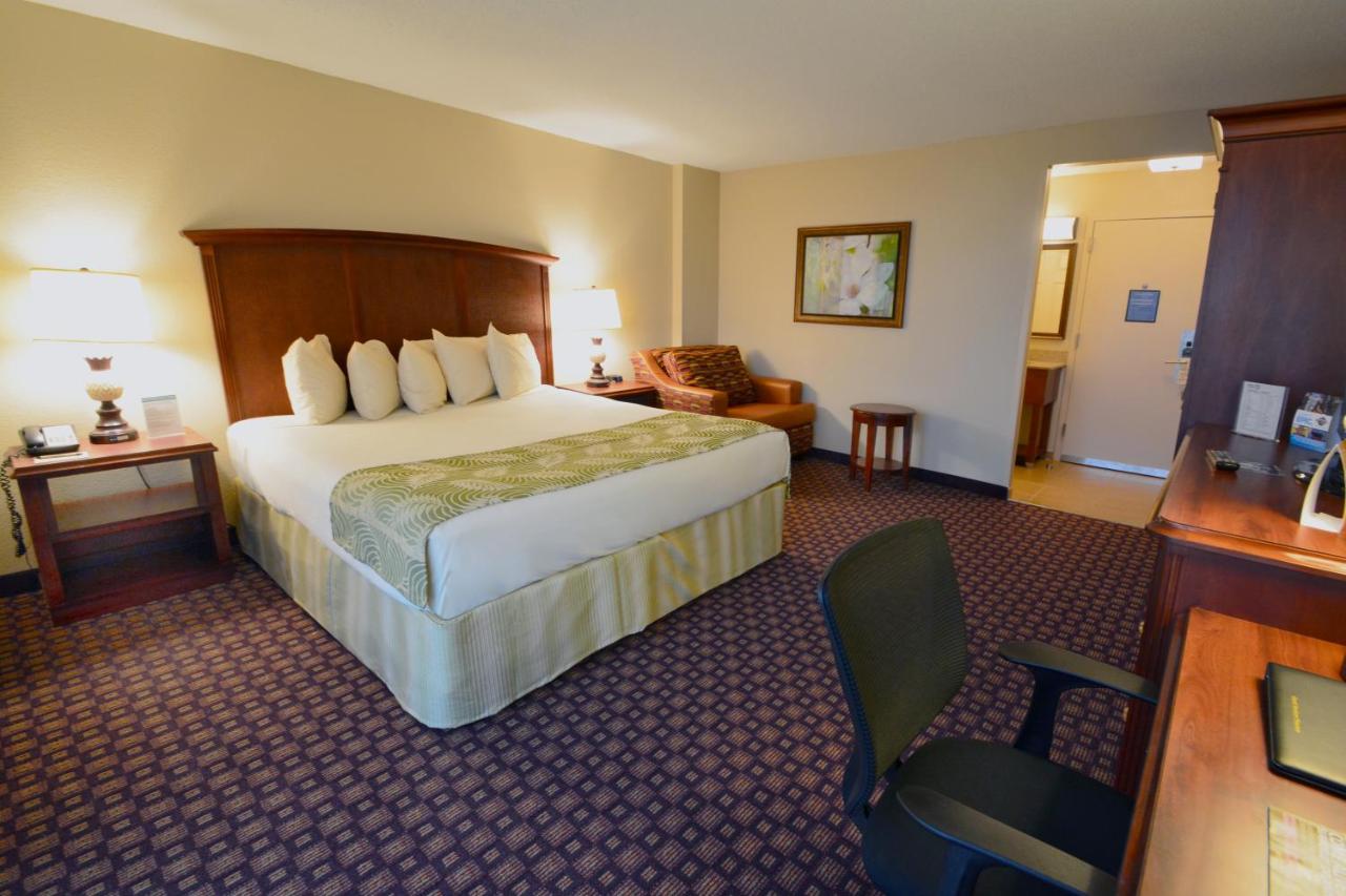 cama enorme en el hotel Rosen Inn