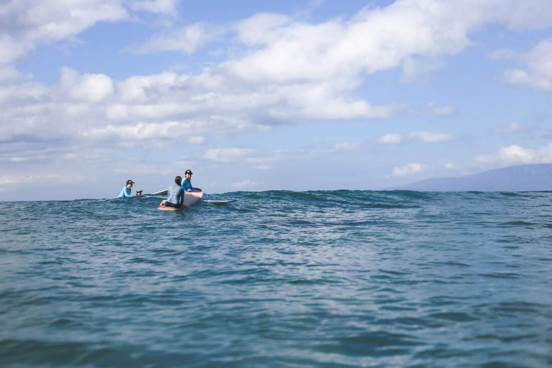 Clases de surf en Kihei es una de las mejores actividades de Maui