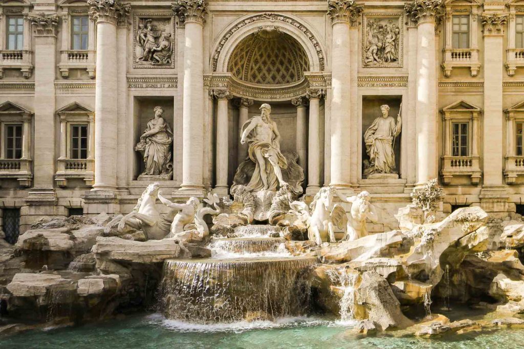 La Fontana di Trevi en Roma