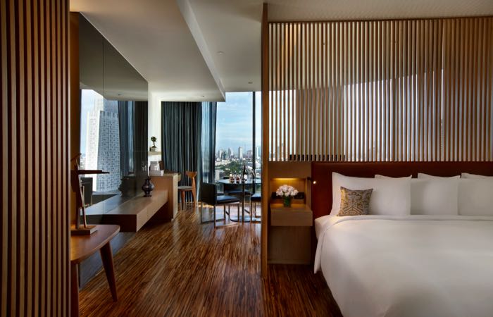 Las habitaciones del lujoso SO Bangkok Hotel de Bangkok están diseñadas en torno a los Cuatro Elementos.