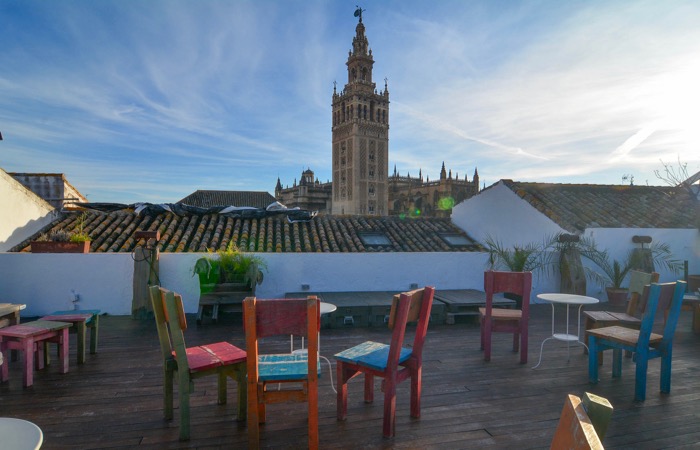 Fontecruz Sevilla Seises Hotel en Sevilla con bar en la azotea.