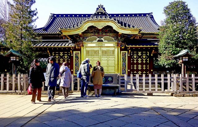 El Santuario Toshogu de Tokio sigue el modelo del santuario Toshogu más grande de Nikko.