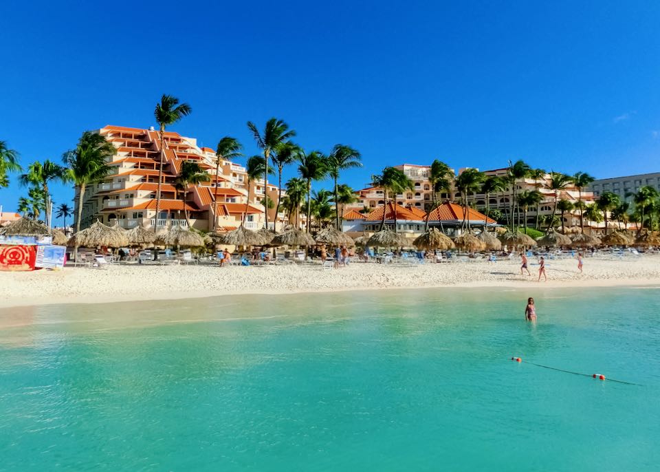 El mejor hotel en Palm Beach, Aruba.