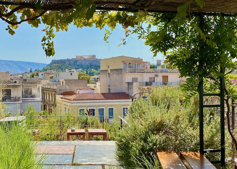 The Roof Garden en The Foundry Suites en Psirri, Atenas en