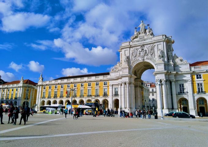 Praça do Comércio en Lisboa