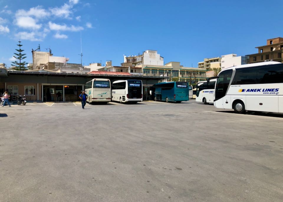 Estación de autobuses de La Canea.