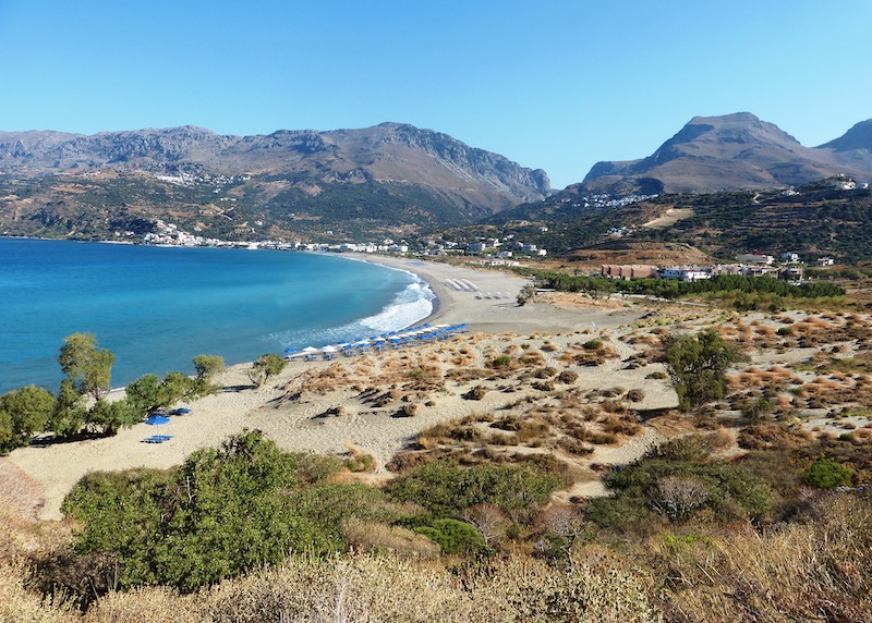 Playa de Plakias en Creta