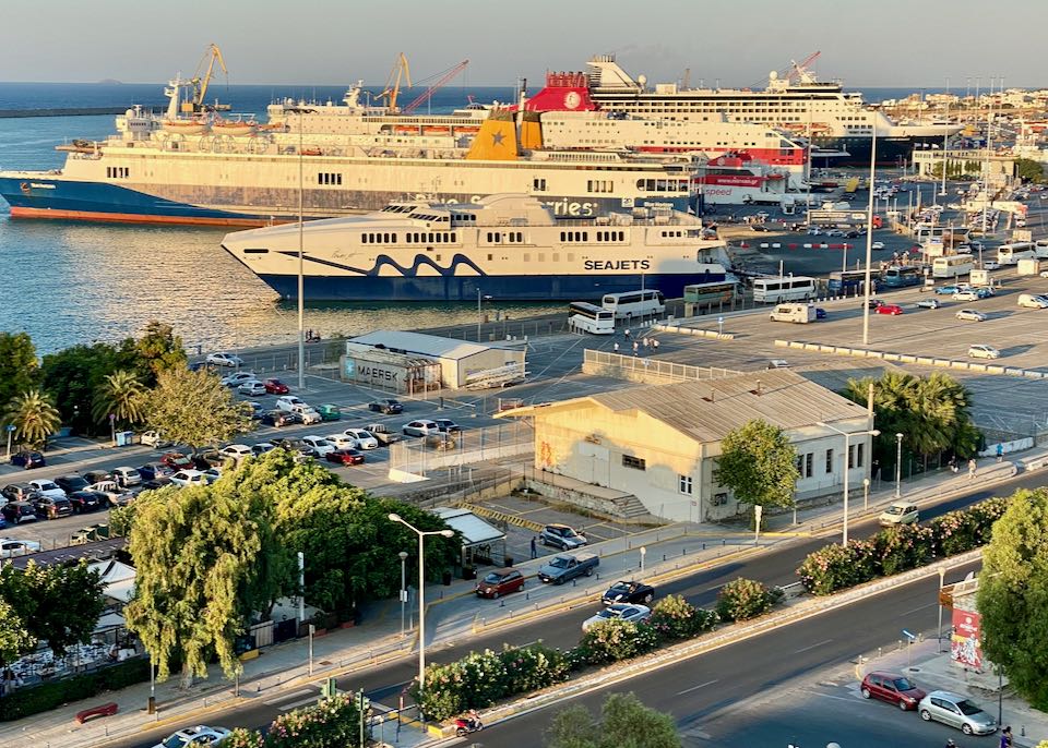 Puerto de ferry de Heraklion