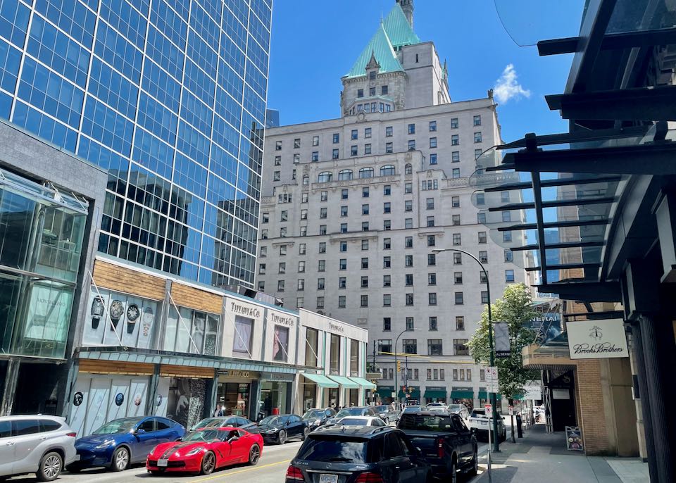 Compras, restaurantes y hoteles en Vancouver, BC.
