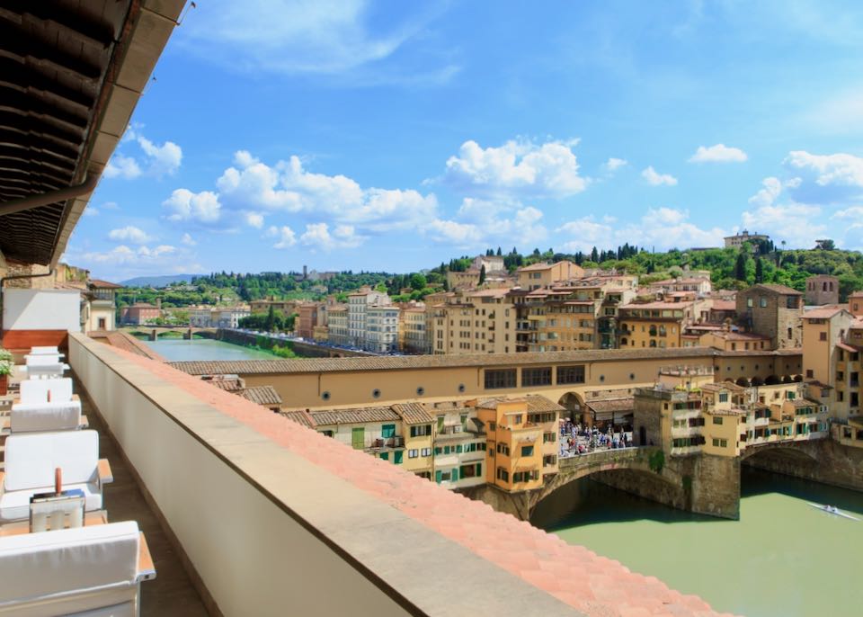El mejor hotel de 5 estrellas con vista en Florencia.