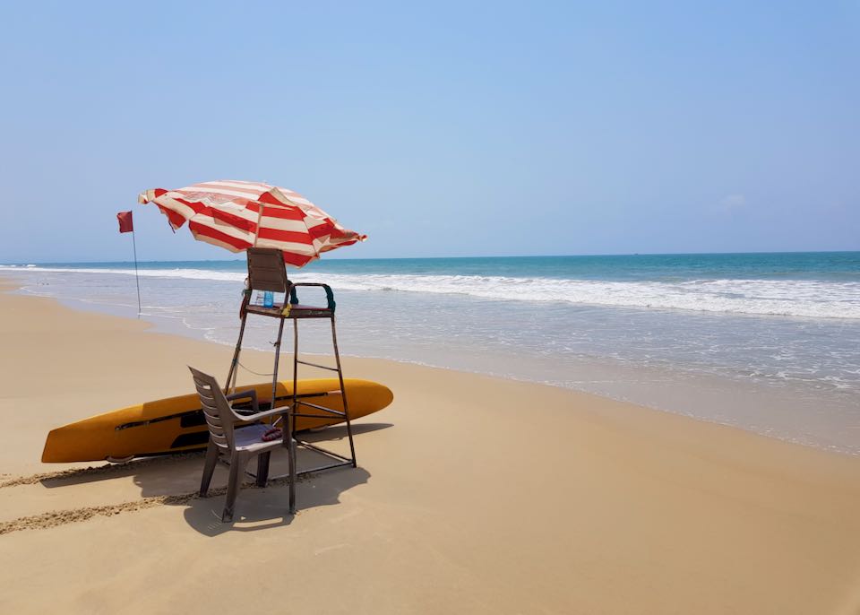 El mejor resort de playa en el sur de Goa.