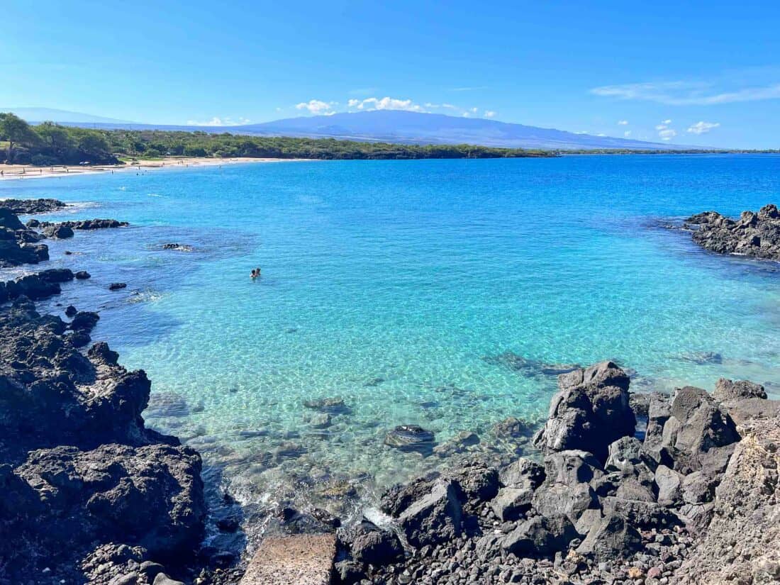 Playa Hapuna en la Isla Grande de Hawái