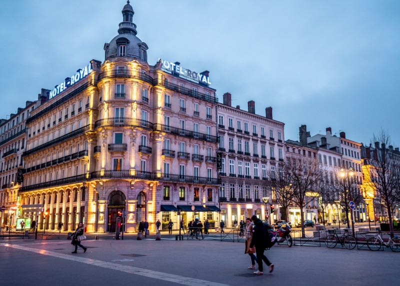 Hotel de 5 estrellas en Lyon, Francia.