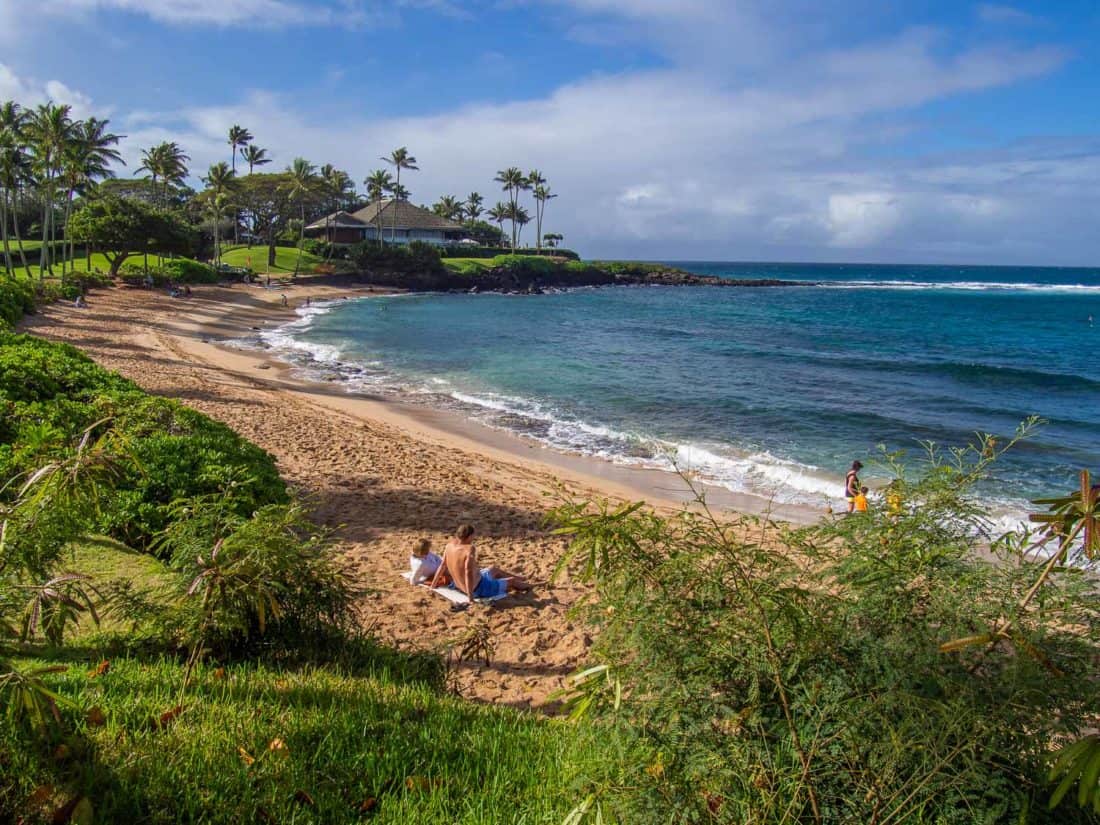 Bahía de Kapalua en el oeste de Maui