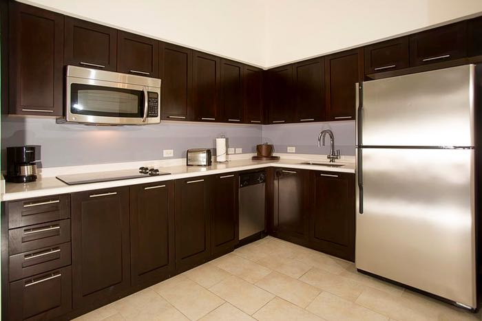 Amplia suite de apartamentos para familias en Orlando, Florida.